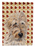 Carolines Treasures SC9691CHF Golden Doodle 2 Fall Leaves House Flag