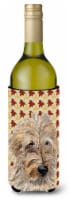 Carolines Treasures  SC9691LITERK Golden Doodle 2 Fall Leaves Wine Bottle Hugger