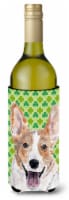 Cardigan Corgi Lucky Shamrock St. Patrick's Day Wine Bottle Hugger