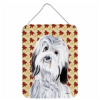 Carolines Treasures  SC9689DS1216 Havanese Fall Leaves Wall or Door Hanging Prin