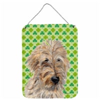 Golden Doodle 2 Lucky Shamrock St. Patrick's Day Wall or Door Hanging Prints