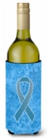 Blue Ribbon for Prostate Cancer Awareness Wine Bottle Hugger