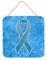 Blue Ribbon for Prostate Cancer Awareness Wall or Door Hanging Prints