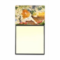 Carolines Treasures  Cat Refiillable Sticky Note Holder or Postit Note Dispenser- 3 x 3 In.