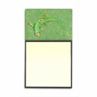 Carolines Treasures  Gecko Refiillable Sticky Note Holder or Postit Note Dispenser- 3 x 3 In.