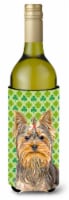 St. Patrick's Day Shamrock Yorkie / Yorkshire Terrier Wine Bottle Hugger