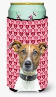 Hearts Love and Valentine's Day Jack Russell Terrier Tall Boy Hugger