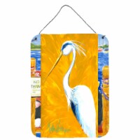 Carolines Treasures  MW1193DS1216 Col Mustard the Egret Wall or Door Hanging Pri
