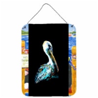 Carolines Treasures MW1195DS1216 Dressed in Black Pelican Wall or Door Hanging