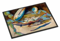Carolines Treasures JMK1099MAT Big Crab Claw Blue Crab Doormat 18x27