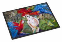Carolines Treasures  JMK1018JMAT Menage-a-trois Parrots Indoor or Outdoor Mat 24