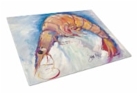 Carolines Treasures JMK1112LCB Shrimp Glass Cutting Board Large