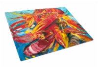Carolines Treasures JMK1117LCB Crawfish Glass Cutting Board Large
