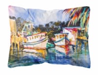 Carolines Treasures  JMK1045PW1216 Fly Creek Fish Market Canvas Fabric Decorativ