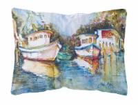 Carolines Treasures  JMK1046PW1216 Fly Creek Fish Market Canvas Fabric Decorativ