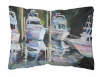 Carolines Treasures  JMK1048PW1216 Deep Sea Fishing Boats Canvas Fabric Decorati