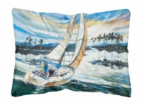 Carolines Treasures  JMK1055PW1216 Sailboats on Lake Martin Canvas Fabric Decora