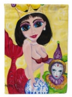 Carolines Treasures JMK1180CHF Mardi Gras Queen Mermaid House Flag