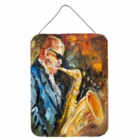 Carolines Treasures  JMK1186DS1216 Jazz Saxophone Wall or Door Hanging Prints