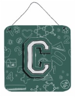 Carolines Treasures  CJ2010-CDS66 Letter C Back to School Initial Wall or Door H