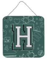 Carolines Treasures  CJ2010-HDS66 Letter H Back to School Initial Wall or Door H