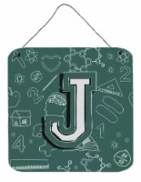 Carolines Treasures  CJ2010-JDS66 Letter J Back to School Initial Wall or Door H