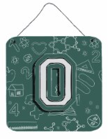 Carolines Treasures  CJ2010-ODS66 Letter O Back to School Initial Wall or Door H