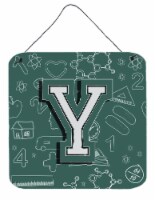 Carolines Treasures  CJ2010-YDS66 Letter Y Back to School Initial Wall or Door H