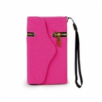 Clutch Case Unique ZIPPER PU Leather Wallet Flip Hard Case Cover Card Holder For iPhone 4 4s