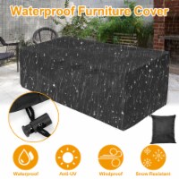 210D Waterproof Outdoor Furniture Cover Windproof Dustproof Patio Furniture Protector Oxford