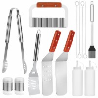 BBQ Grill Tool Set- Stainless Steel Barbecue Grilling Accessories with 7  Utensils and, 1 unit - Kroger