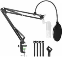 Microphone Desk Arm Stand Mount Boom Scissor Mic Holder For Blue Yeti Snowball