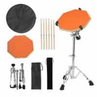 AGPtEK Drum Practice Pads with 3 Pairs of Sticks and Adjustable Snare Stand