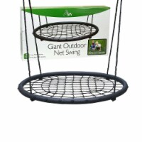 40 Disc Swings Seat Flying Saucer Tree Rope Web Net Outdoor