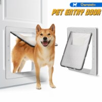 Pet Door, Ownpets X-Large Pet Wall Doors with Plastic Flap Door, Easy to Install
