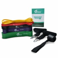 Pull-Ups Bands Kit – 9 In 1 Resistance Bands Kit – Totally 315 LBs Bands for Stretching