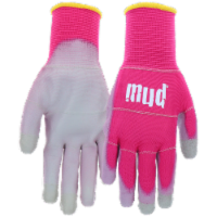MUD® Smart Mud Rasberry Gardening Gloves Perspective: Main