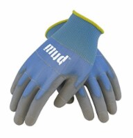 Mud Garden Gloves, Medium, Blueberry Blue Perspective: Main