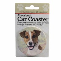 Car Coaster Jack Russell Car Coaster Sandstone Absorbant Dog Pet 23117