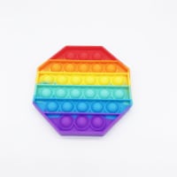 3P Experts Octagon Shape EZ-Bubble Push & Pop Silicone Fidget Toy