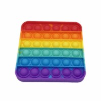 3P Experts Square Shape EZ-Bubble Push & Pop Silicone Fidget Toy