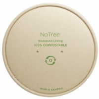 World Centric's Tree Free LID w/PLA Lining for 24-32 Ounce Tree Free/Bagasse Wide Bowls