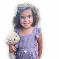 Laurenza's Baby Girls Lavender Frill Romper