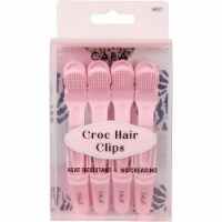 CALA® Croc Hair Clips - Soft Pink Perspective: Main