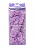 CALA® SPA Solutions Plush Headband - Lavender Perspective: Main