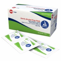 Dynarex Alcohol Prep Pad Sterile 100 per Box 1116