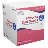 Dynarex 4-3/4 Inch Length Oral Swabstick with Pink Foam Tip 1217, 1000 Ct