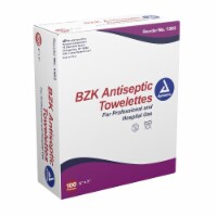 Dynarex Antiseptic Skin Towelette 5 x 7 1303, 1 Pack 100 Wipes