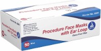 Dynarex Face Mask Ear Loop Procedure,Blue, 50 Count