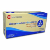 Dynarex Safe-Touch Nitrile Exam Gloves, Medium, (Non-Latex) Powder Free) 100/bx